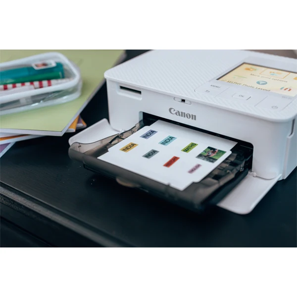 Canon SELPHY CP1500 Weiß + RP-108 Papier 10X15, 108 Ausdrucke