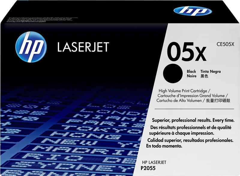 HP 05X Schwarz Toner