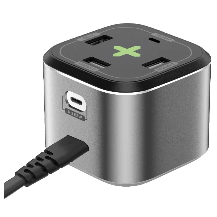 Celly Power Station 65W, 5 USB poorten waarvan 2x USB-C