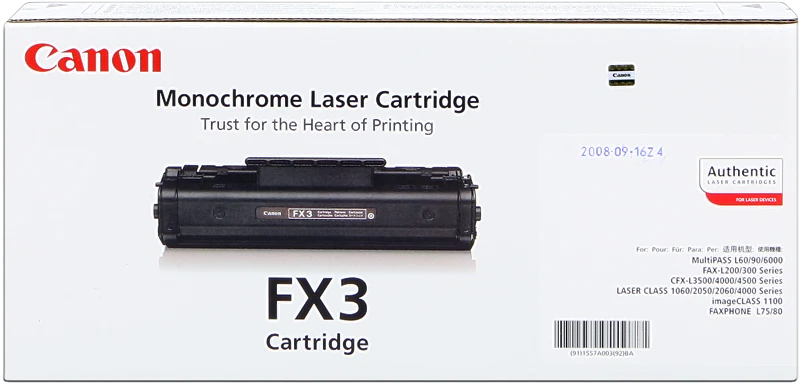 Canon FX-3 Schwarz Toner