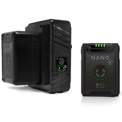 Core SWX Compact NANO Micro Akku-Kit mit V-Mount und Ladegerät (2x NANO-V150 und 1x GPM-X2S)