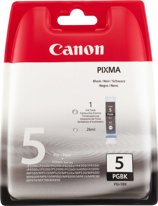 Canon PGI-5bk Schwarz Druckerpatrone 0628B001