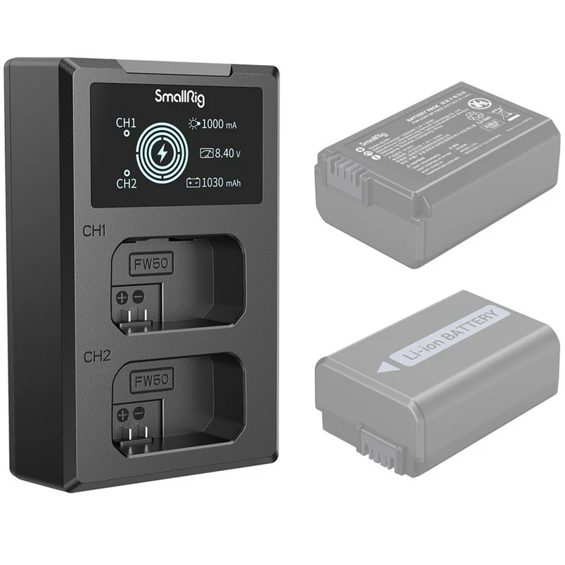SmallRig 4081 NP-FW50 Akku Ladegerät