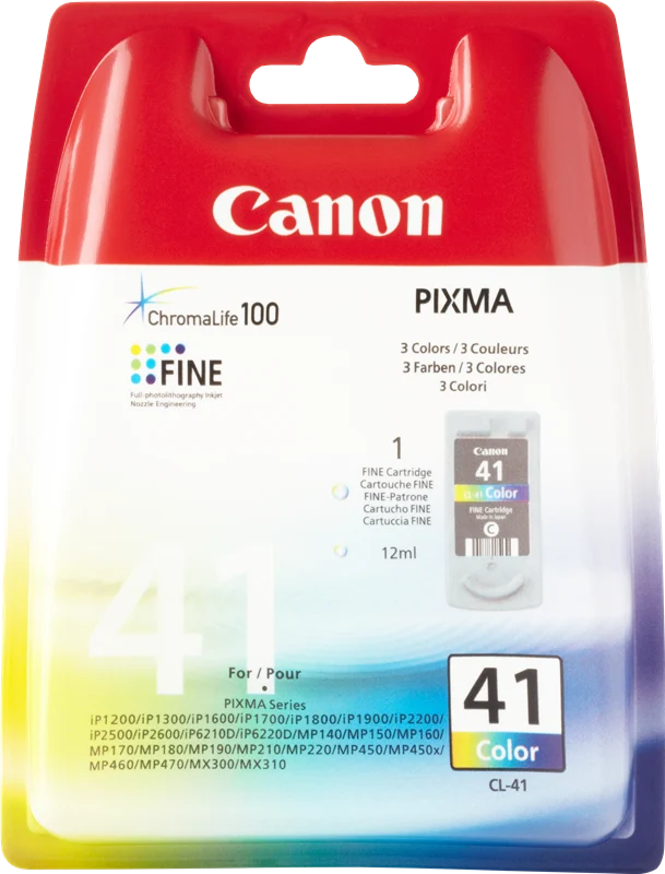 Canon CL-41 mehrere Farben Druckerpatrone 0617B001