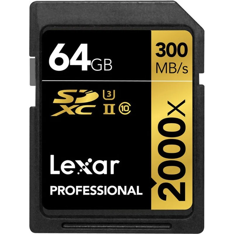 Lexar SDXC Pro 64GB 2000x RDR UHS-2 Speicherkarte