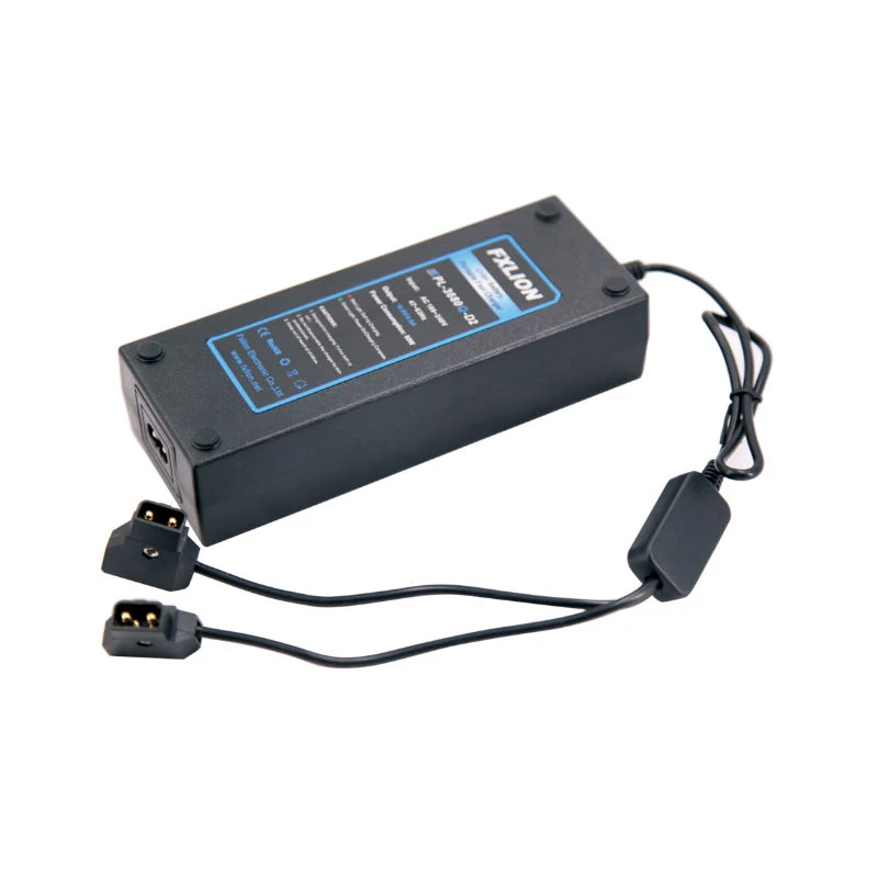 Fxlion FX-PL3680QD2 Dual-V-Lock-Ladegerät / Netzteil für die BPM-Serie (D-Tap)