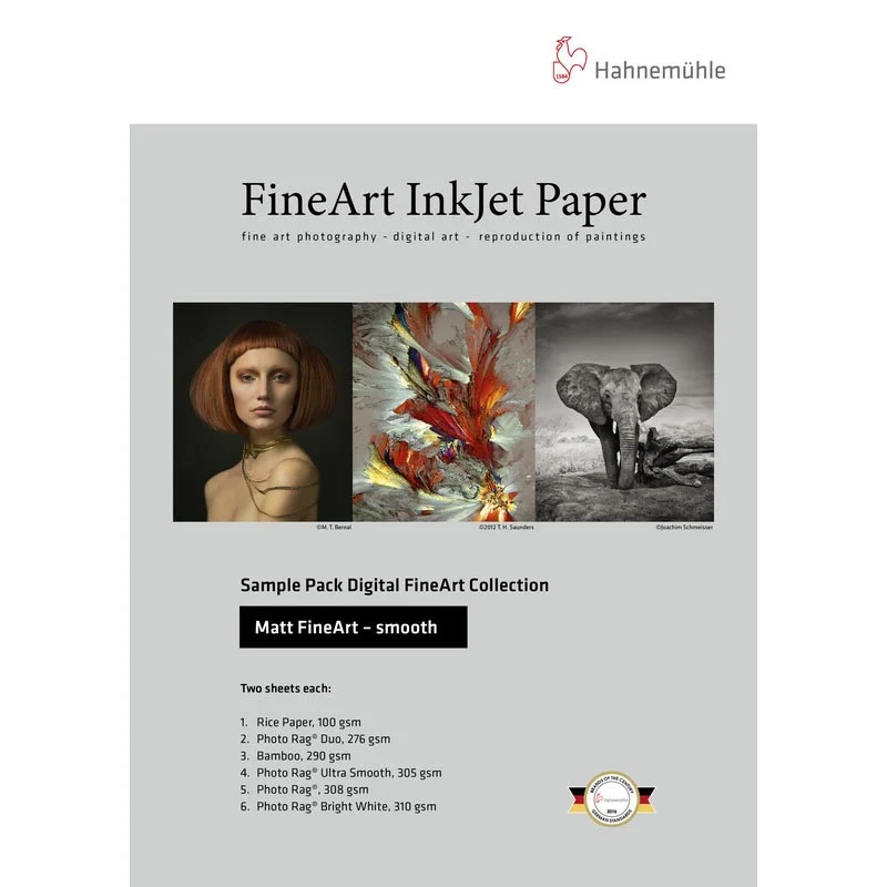 Hahnemühle Matt FineArt Smooth A4 Sample Pack