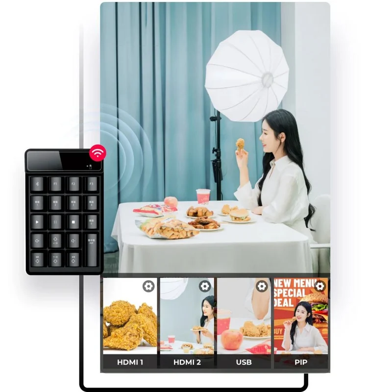YoloLIV YoloMax-Monitor mit integriertem Live-Streaming-Encoder