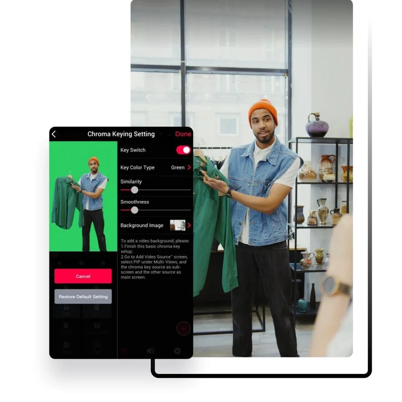 YoloLIV YoloMax-Monitor mit integriertem Live-Streaming-Encoder