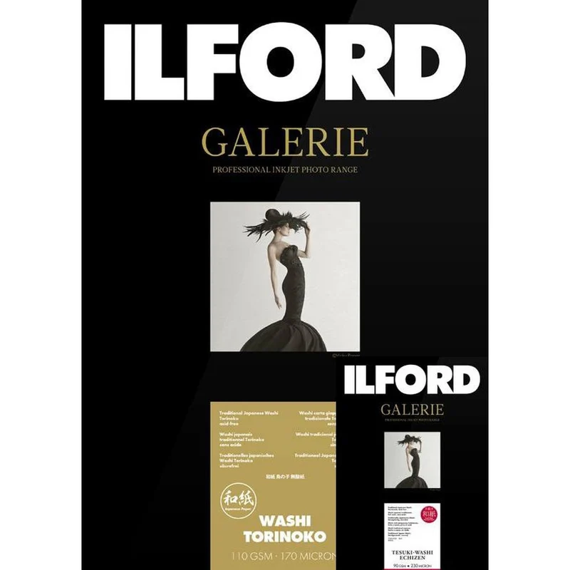 Ilford GALLERy Washi Discovery Pack A4 - 210mm x 297mm 18 Blatt
