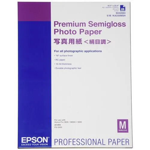 Epson Premium Semigloss Photo A2 25 Blatt