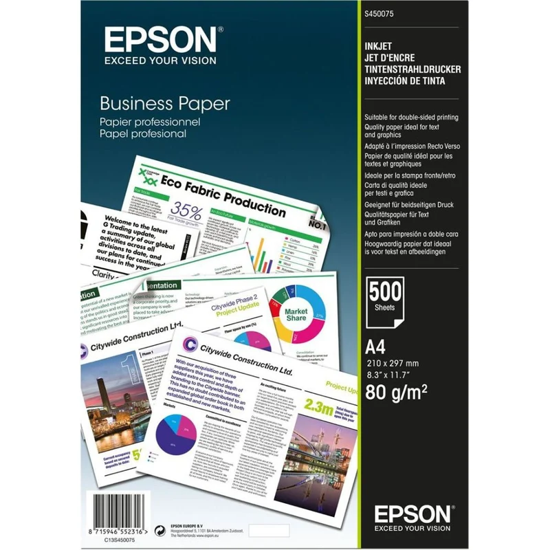 Epson Business Papier A4 80 Gramm 500 Blatt