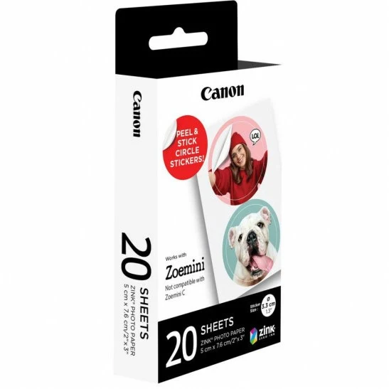 Canon Papiers ZINK Circle 20 Blatt