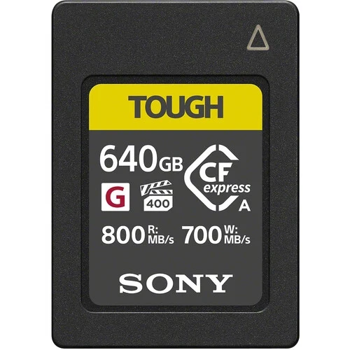 Sony 640GB CFexpress Typ-A TOUGH Speicherkarte (CEAG640.SYM)