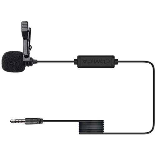 Comica Lavalier Mikrofon für TRRS Smartphones (Kabel 2,5 Meter)