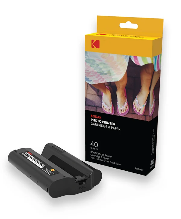 Kodak Photo Drucker Dock Cartridge + Paper 40 Fotos 10x15cm