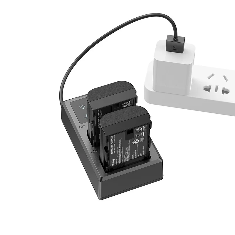 SmallRig LP-E6NH Kamera-Akku- und Ladegerät-Kit 3821