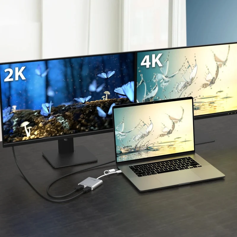 j5create USB-C® to Dual HDMI™ Multi-Monitor Adapter