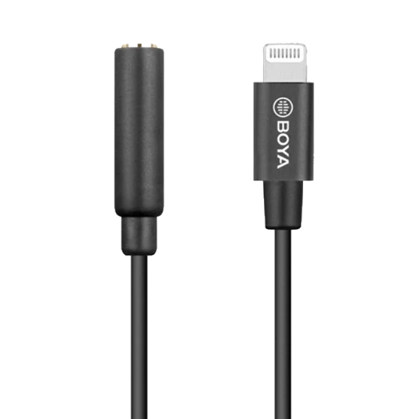 Boya BY-K3 3,5mm weibliches Blitzadapterkabel TRRS zu männlich