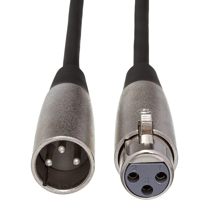 Hosa Mikrofonkabel, Hosa XLR3F auf XLR3M, 3m