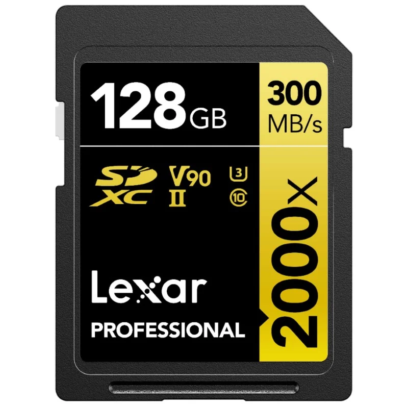 Lexar Professional Gold SD-Karte UHS-II - R300/W260 MB/s - 128GB – V90