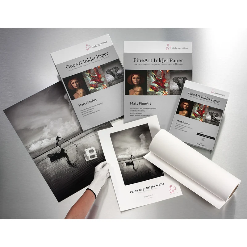Hahnemuhle Photo Rag Bright White 310g Rolle 432mm x 12m
