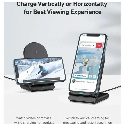 Aukey Aircore 2-in-1-Ladeständer - schwarz