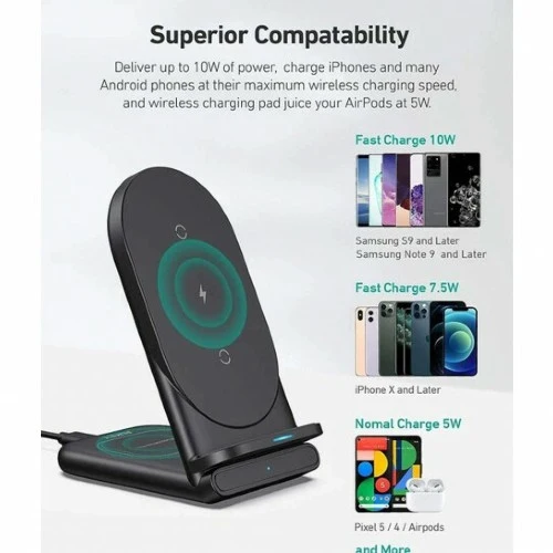 Aukey Aircore 2-in-1-Ladeständer - schwarz