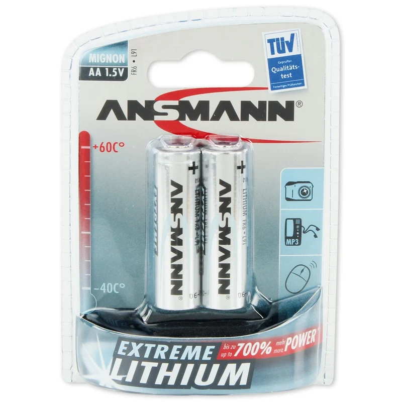 Ansmann 2x Lithium Mignon Batterie