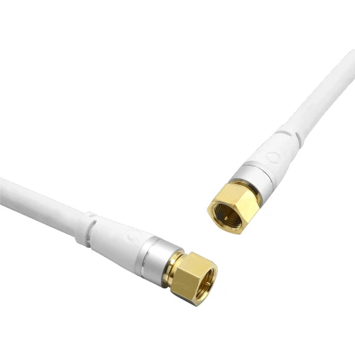Oehlbach SL SAT-Kabel (F-PLUG) 3,0m Weiß