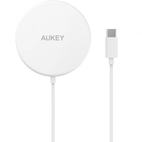 Aukey Aircore Magnetic Qi Wireless Charger 15W - weiß