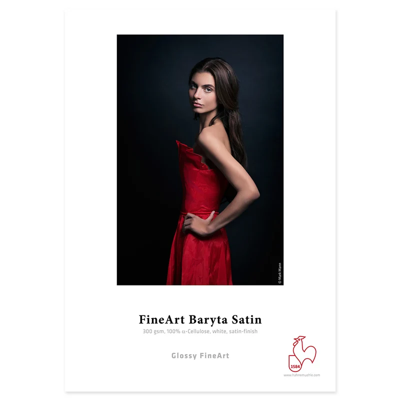 Hahnemuhle FineArt Baryta Satin 300g Rolle 610mm x 12m Fotopapier