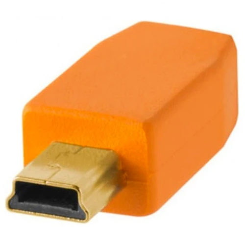Tether Tools TetherPro USB 2.0 Male to Mini-B 5 pin 4,6m Hi-Visibility Orange