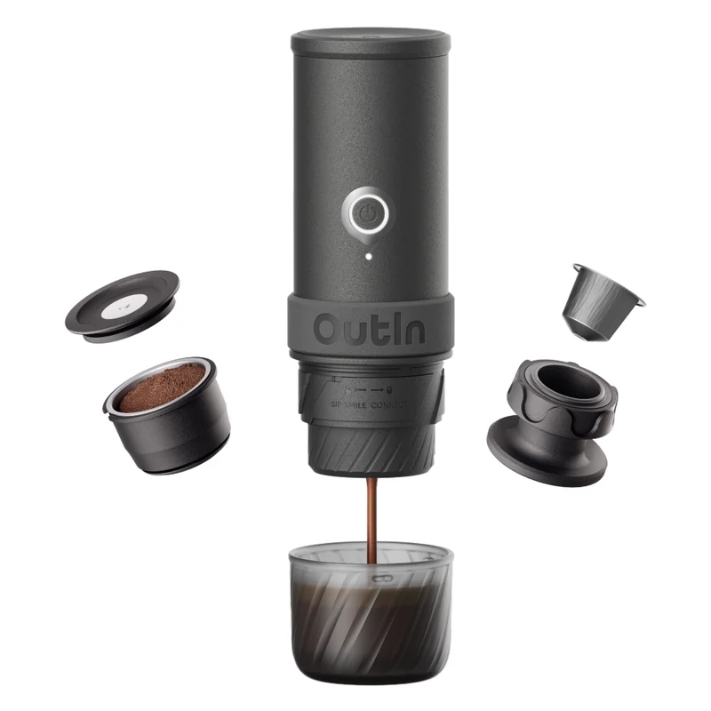 OutIn Mino Tragbare Espressomaschine – Space Grau
