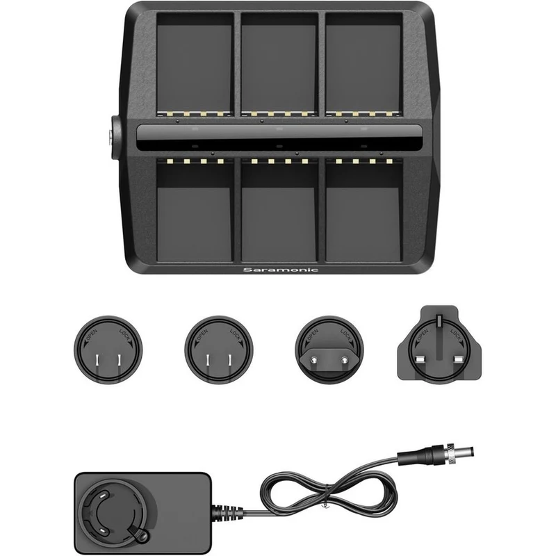 Saramonic WiTalk9 CB6 6-fach Ladestation