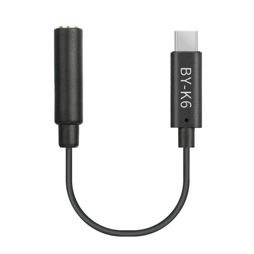 Boya BY-K6 3,5mm TRS-Audioadapter für DJI OSMO Pocket