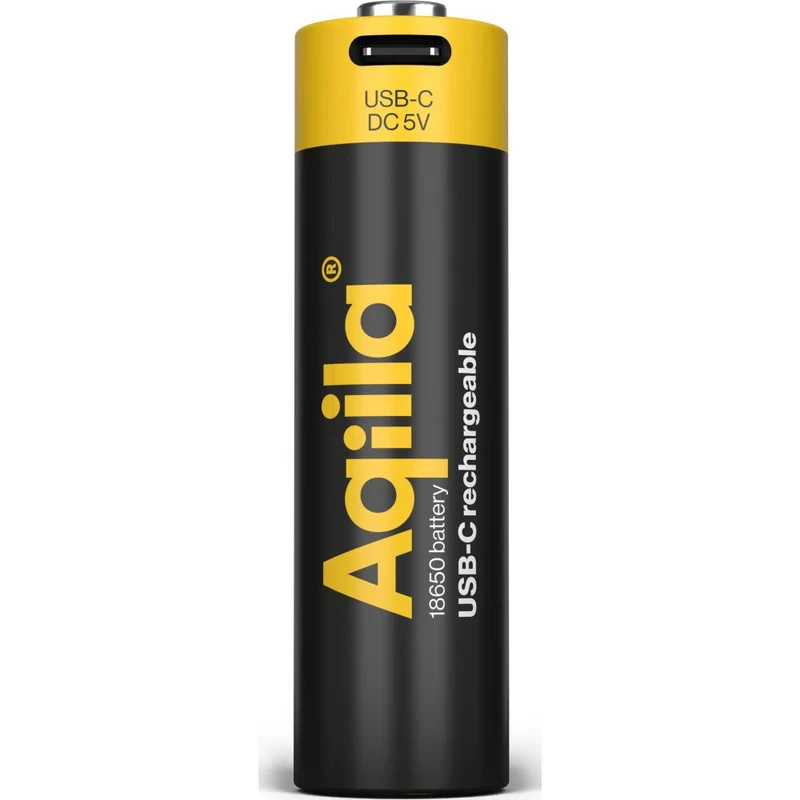 Aqiila 18650 USB-C Akku 3,7 V 2000 mAh Li-Ion (1x)