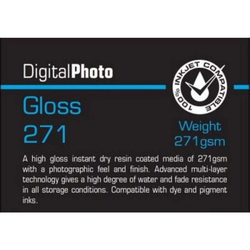 PermaJet PJ50832 Gloss Instant Dry 271 A3+ 25 Blatt
