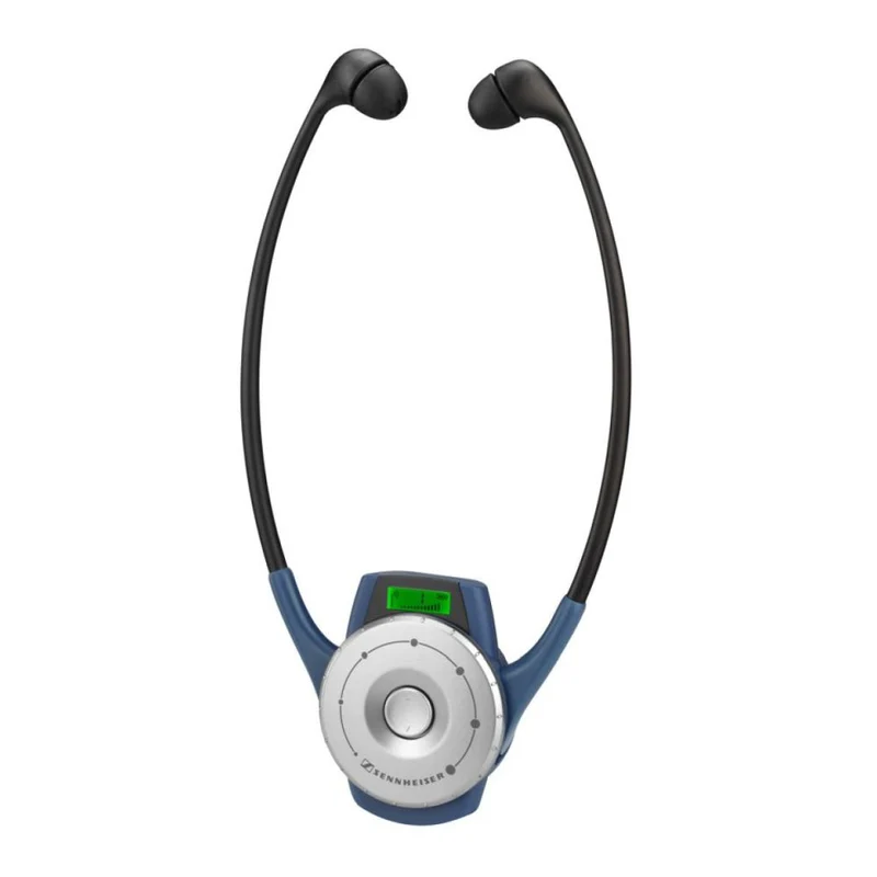 Sennheiser HDE 2020-D-II Headset-Empfänger, digital, 6 oder 8 Kanäle, 863-865 MHz, Systembatterie (8h), blau