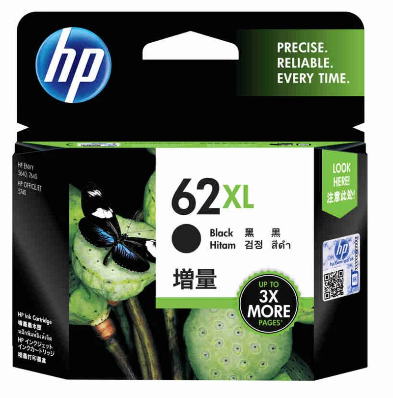 HP 62XL Tintenpatrone schwarz