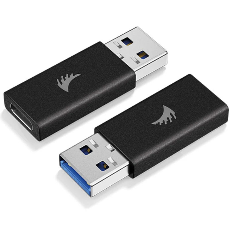 Angelbird USB 3.1 Gen2 Type-A nach Type-C Adapter active schwarz