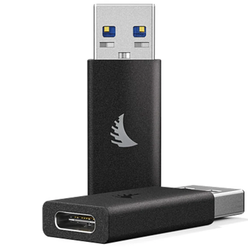 Angelbird USB 3.1 Gen2 Type-A nach Type-C Adapter active schwarz