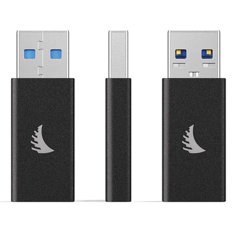 Angelbird USB 3.1 Gen2 Type-A nach Type-C Adapter active schwarz