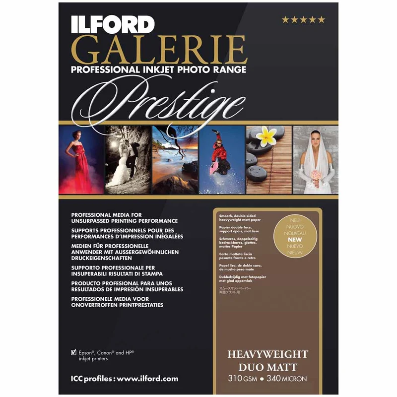 Ilford Galerie Prestige Heavyweight Duo Matt 310g A4 25 Blatt