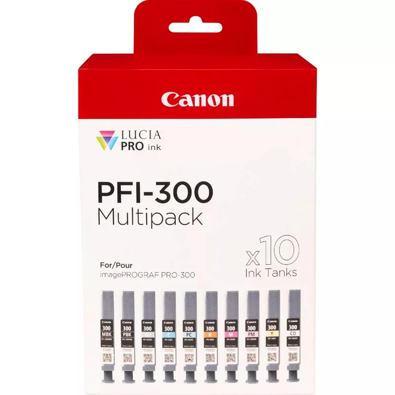 Canon PFI-300 MBK/PBK/C/M/Y/PC/PM/R/GY/CO Multipack