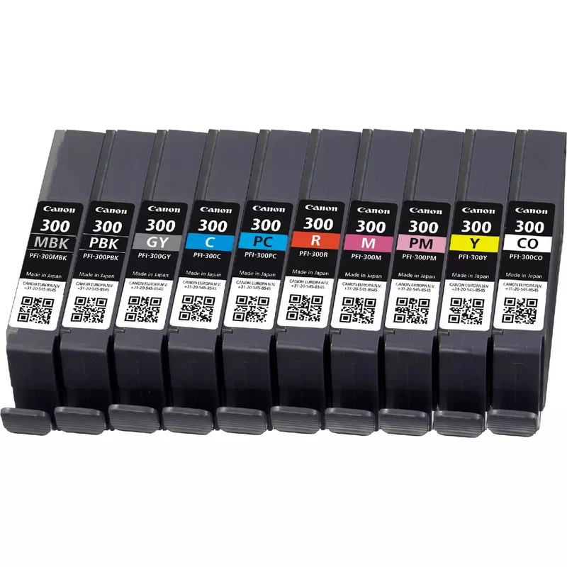 Canon PFI-300 MBK/PBK/C/M/Y/PC/PM/R/GY/CO Multipack