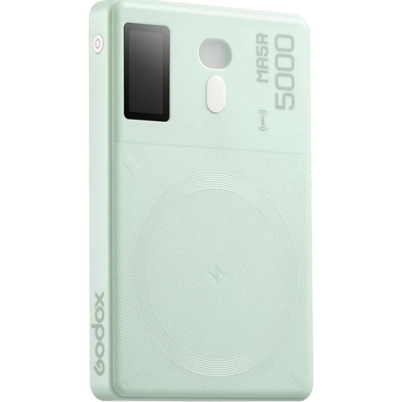 Godox MA5R Mobile Power Bank & RGB LED Licht grün
