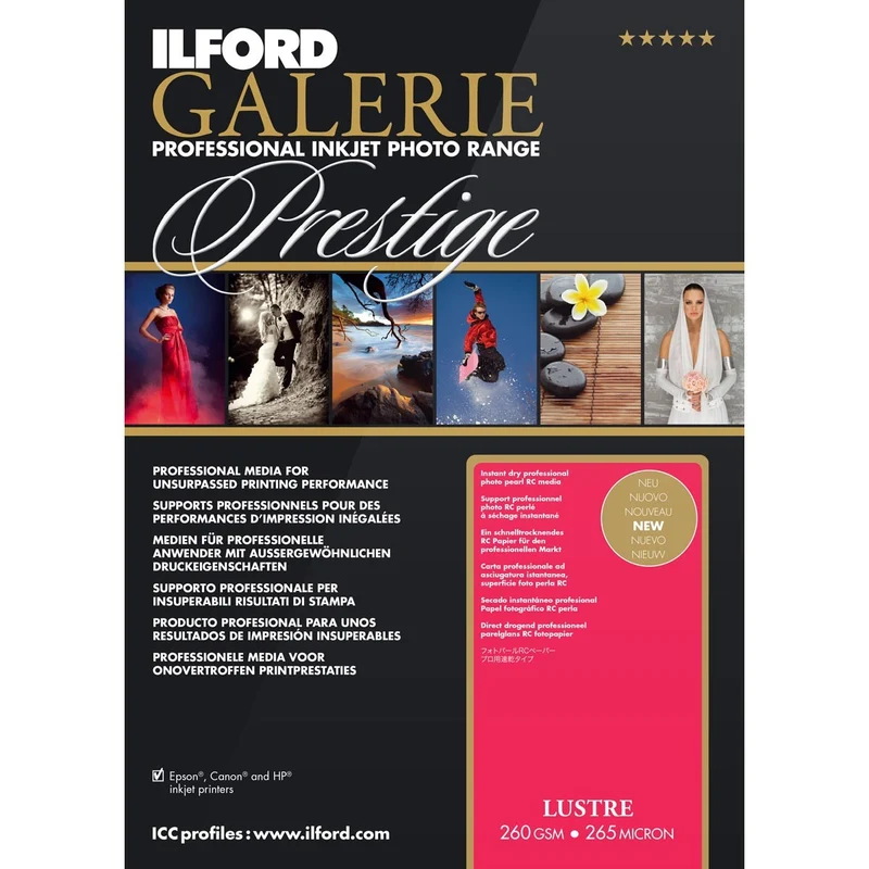 Ilford Galerie Satin Photo 260g A4 100 Blatt