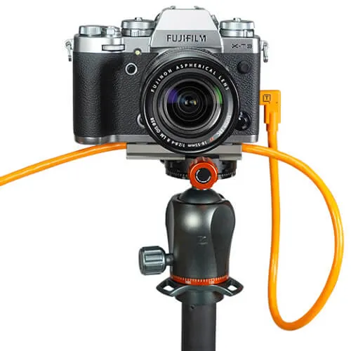 Tether Tools TetherPro USB-C auf USB-C gewinkelter Stecker – Orange