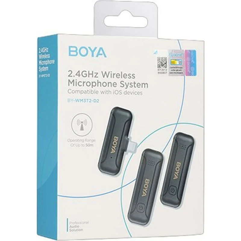 Boya BY-WM3T2-U2 Funkmikrofon C-Typ zwei Sender
